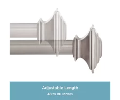 Kenney Mission 1" Adjustable Curtain Rod -Home Decor Store 810679522 A0 04