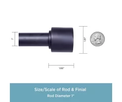 Kenney Astrid 1" Adjustable Curtain Rod 30 Kenney Astrid 1" Adjustable Curtain Rod -Home Decor Store 810679523 A0 03