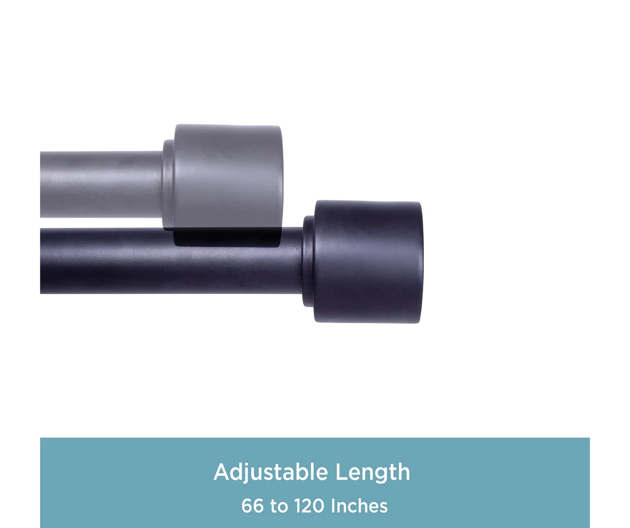 Kenney Astrid 1" Adjustable Curtain Rod 12 Kenney Astrid 1" Adjustable Curtain Rod - Image 12