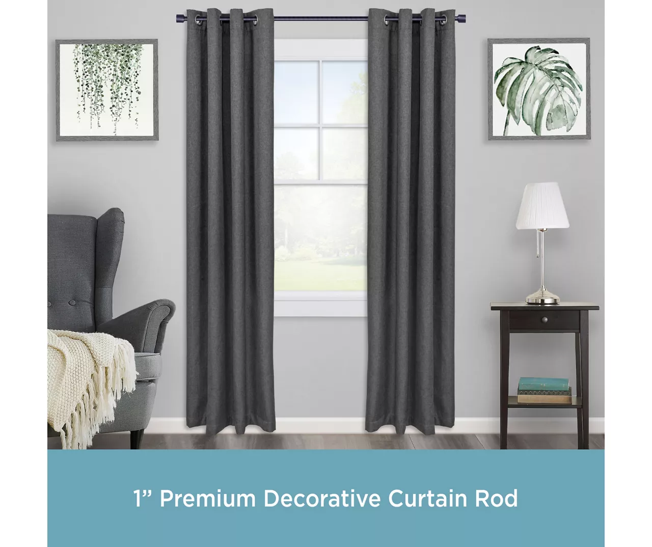 Kenney Astrid 1" Adjustable Curtain Rod 5 Kenney Astrid 1" Adjustable Curtain Rod - Image 5