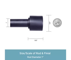 Kenney Astrid 1" Adjustable Curtain Rod 25 Kenney Astrid 1" Adjustable Curtain Rod -Home Decor Store 810679524 A0 03