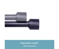 Kenney Astrid 1" Adjustable Curtain Rod 26 Kenney Astrid 1" Adjustable Curtain Rod -Home Decor Store 810679524 A0 04