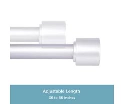 Kenney Astrid 1" Adjustable Curtain Rod 36 Kenney Astrid 1" Adjustable Curtain Rod -Home Decor Store 810679526 A0 04