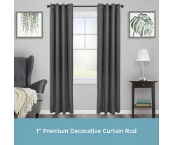 Kenney Mission 1" Adjustable Curtain Rod -Home Decor Store 810679529 A0 02