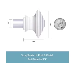 Kenney Mission 3/4" Adjustable Curtain Rod -Home Decor Store 810679539 A0 03