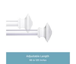 Kenney Mission 3/4" Adjustable Curtain Rod -Home Decor Store 810679539 A0 04