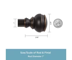 Kenney Terry 1" Adjustable Curtain Rod -Home Decor Store 810679558 A0 04