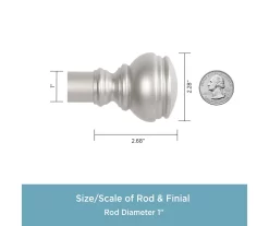 Kenney Terry 1" Adjustable Curtain Rod -Home Decor Store 810679559 A0 04