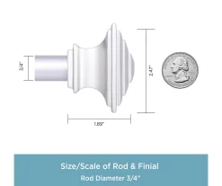 Kenney Mission 3/4" Adjustable Curtain Rod -Home Decor Store 810679575 A0 03