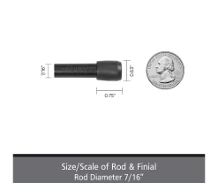 Kenney Fast Fit 4-Piece 7/16" Adjustable Tension Curtain Rod Set, (28"-48") -Home Decor Store 810679602 A0 03