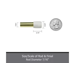 Kenney Fast Fit 4-Piece 7/16" Adjustable Tension Curtain Rod Set, (28"-48") -Home Decor Store 810679604 A0 03