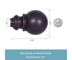 Kenney Bryce 3/4" Adjustable Curtain Rod -Home Decor Store 810679613 A0 03