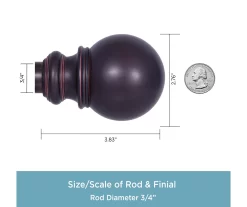 Kenney Bryce 3/4" Adjustable Curtain Rod -Home Decor Store 810679614 A0 03