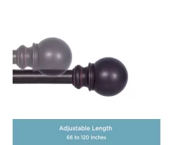 Kenney Bryce 3/4" Adjustable Curtain Rod -Home Decor Store 810679614 A0 04