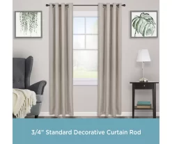 Kenney Bryce 3/4" Adjustable Curtain Rod -Home Decor Store 810679615 A0 02