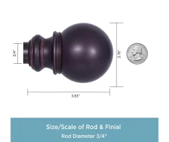 Kenney Bryce 3/4" Adjustable Curtain Rod -Home Decor Store 810679615 A0 03