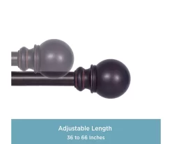 Kenney Bryce 3/4" Adjustable Curtain Rod -Home Decor Store 810679615 A0 04