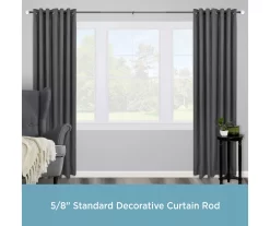 Kenney Finley 5/8" Adjustable Curtain Rod -Home Decor Store 810679632 A0 02