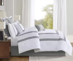 Elmore Bordered Comforter Set -Home Decor Store 810679983 810679984 810679985 A1 2