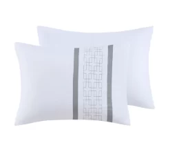 Elmore Bordered Comforter Set -Home Decor Store 810679983 810679984 810679985 A8 5