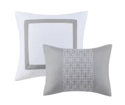 Elmore Bordered Comforter Set -Home Decor Store 810679983 810679984 810679985 A8 7