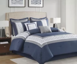 Elmore Bordered Comforter Set -Home Decor Store 810679986 810679987 810679988 A1 3